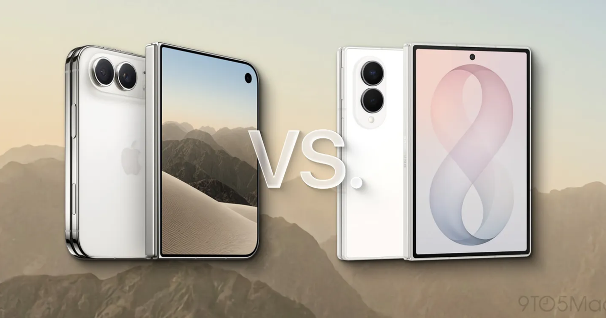 iPhone Duo vs Galaxy Z Fold8 specs comparison table